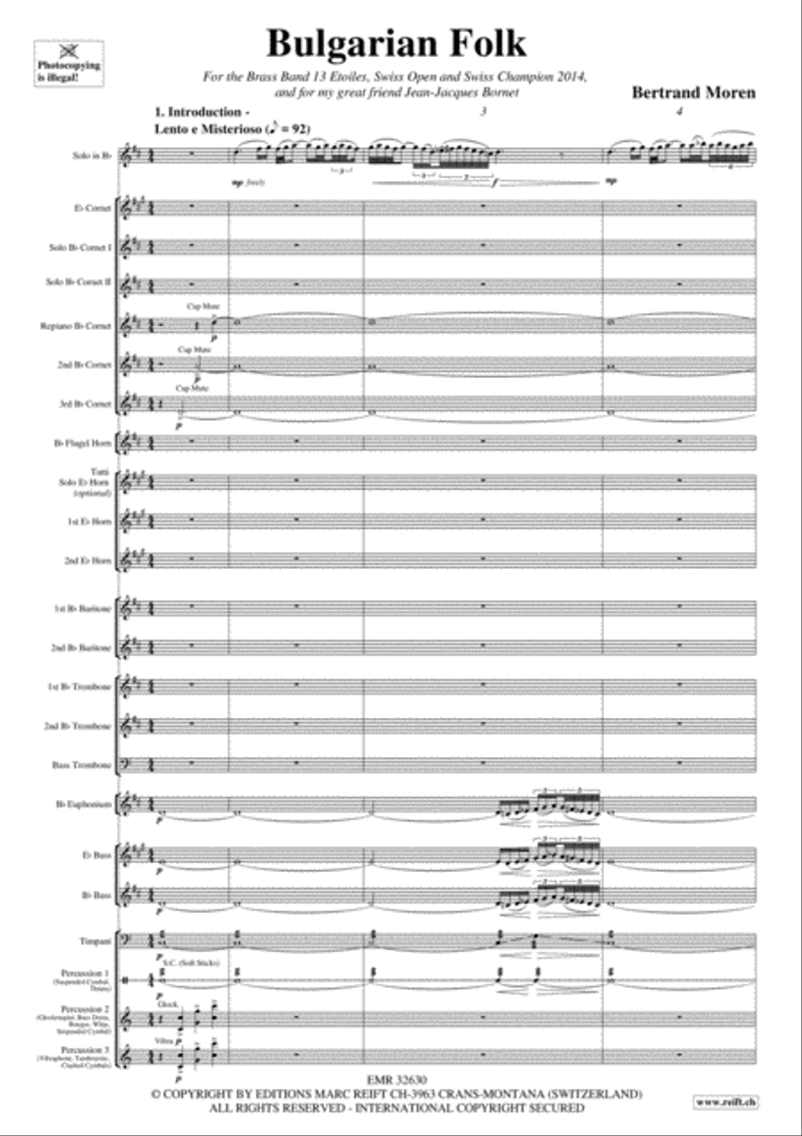 Bulgarian Festival Brass Band scores gallery preview page 4