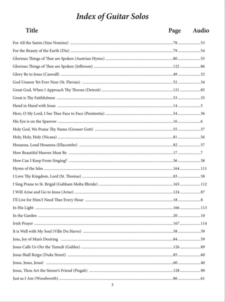 The William Bay Collection - Sacred Guitar Solo Anthology Guitar Solo scores gallery preview page 4