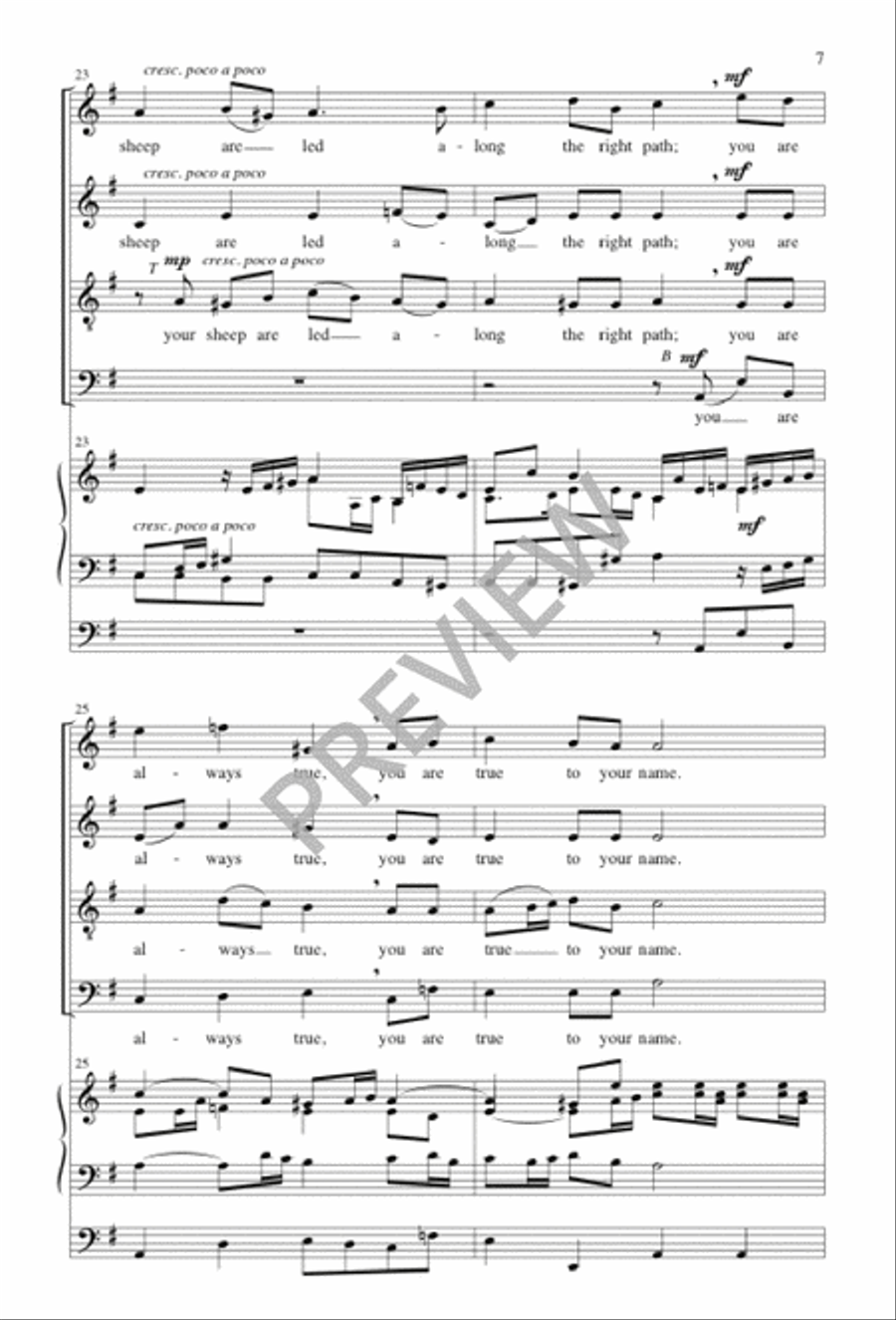 Sheep May Safely Graze 4-Part scores gallery preview page 8