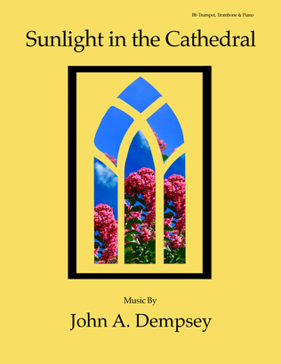 Book cover for Sunlight in the Cathedral (Trio for Trumpet, Trombone and Piano)