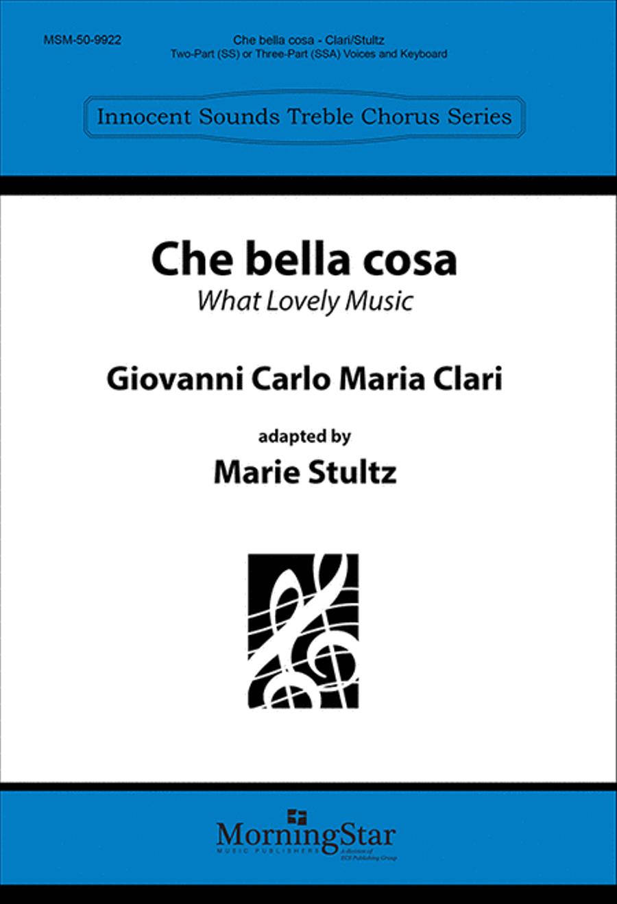 Che bella cosa What Lovely Music (Choral Score) image number null