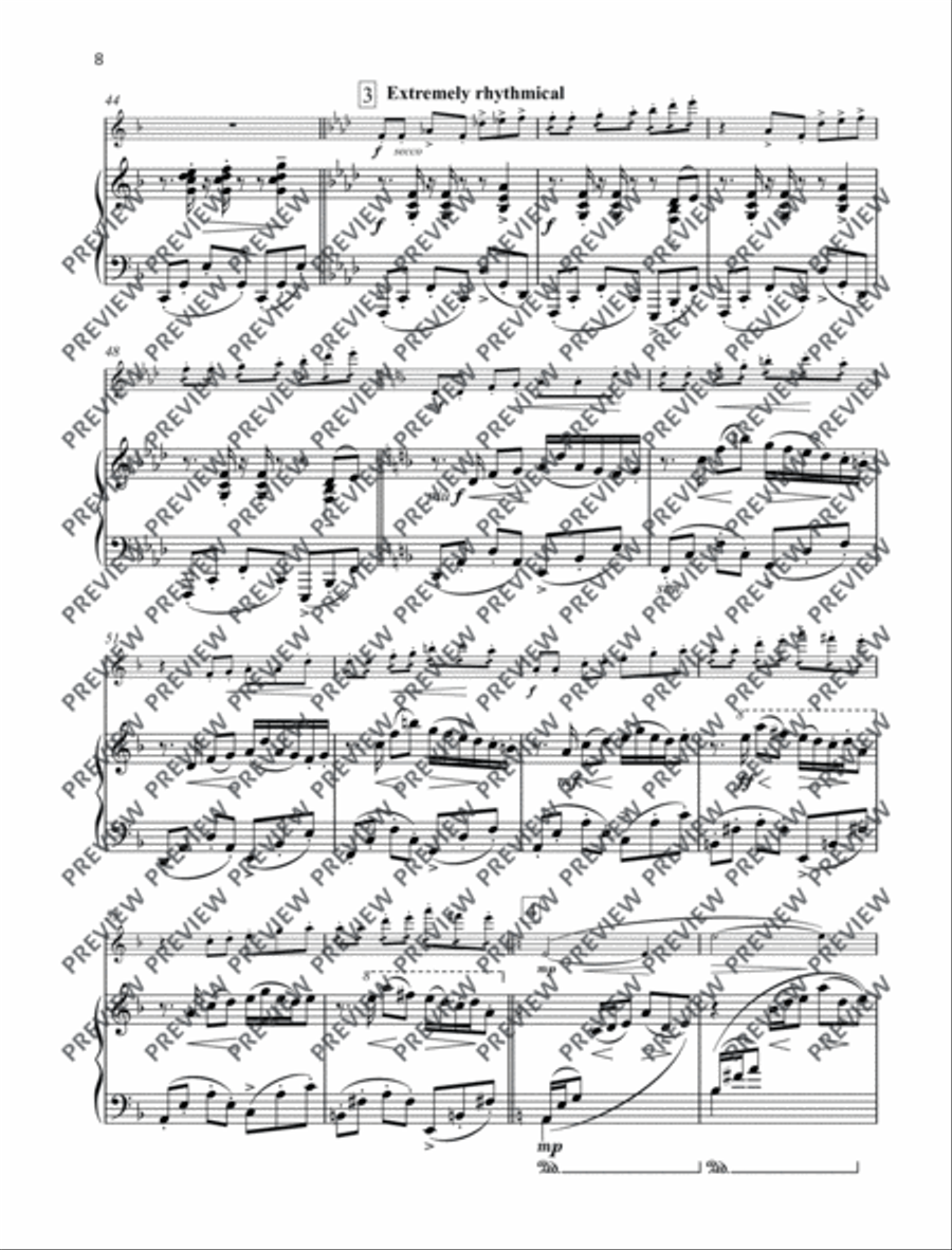 Portraits Portraits Flute Solo scores gallery preview page 9