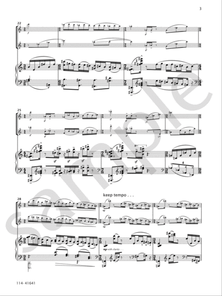 Vultures Chamber Music scores gallery preview page 5