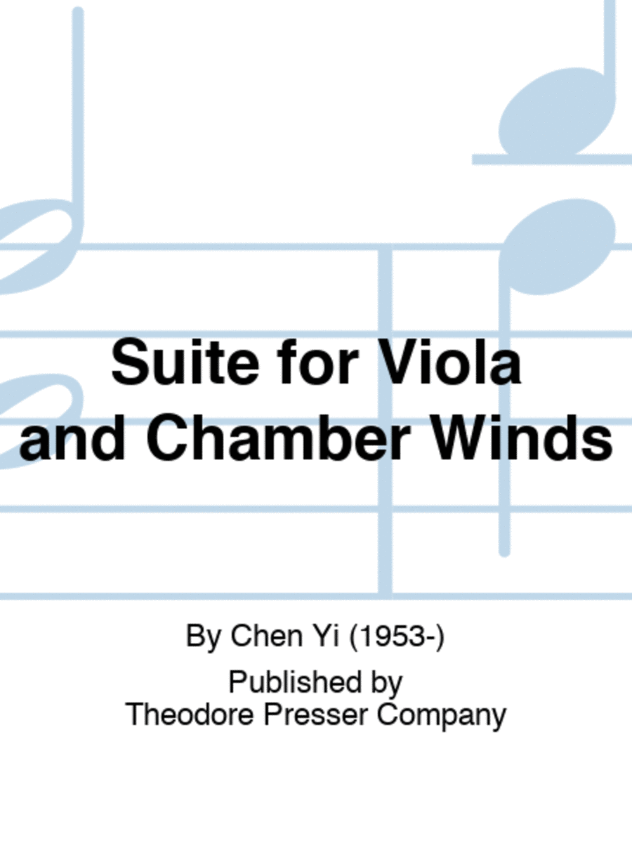 Suite for Viola and Chamber Winds Concert Band scores gallery preview page 1