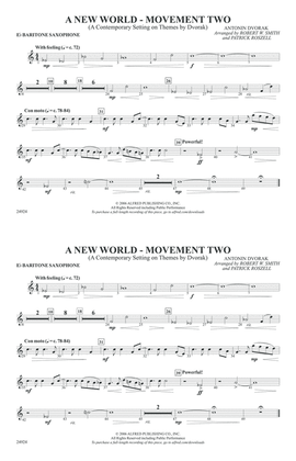 A New World---Movement Two: E-flat Baritone Saxophone