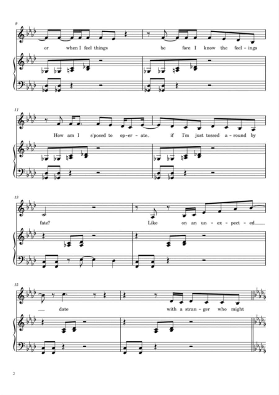 When He Sees Me Voice scores gallery preview page 2