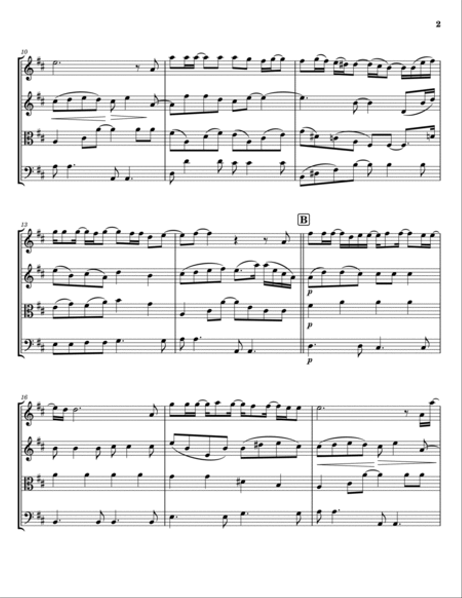Can't Fight This Feeling String Quartet scores gallery preview page 2
