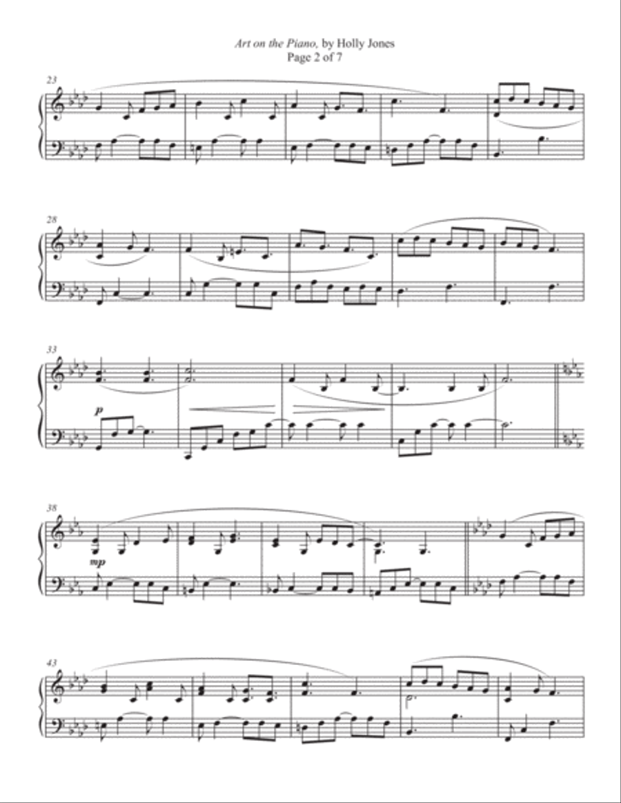 Art on the Piano Piano Solo scores gallery preview page 2
