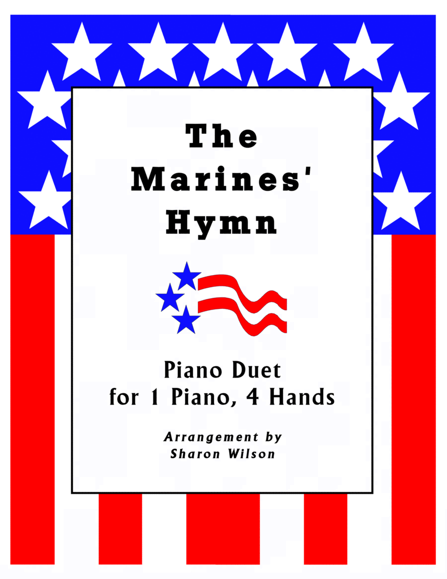 The Marines' Hymn (1 Piano, 4 Hands Duet) Piano Method scores gallery preview page 1