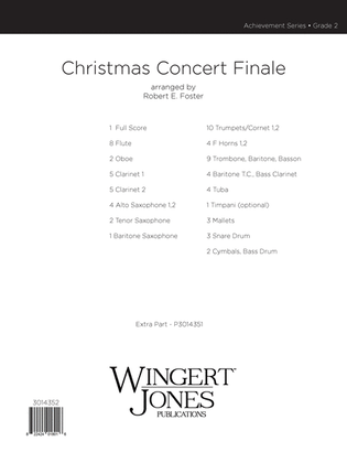 Christmas Concert Finale - Full Score