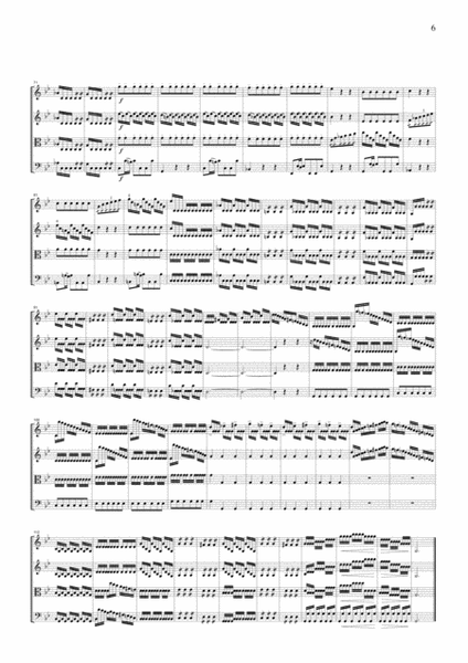 Vivaldi Summer from the Four Seasons, all mvts., for string quartet, CV102