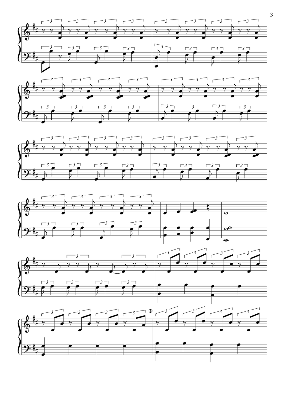 Perfectly Imperfect Piano Solo - Digital Sheet Music page 3