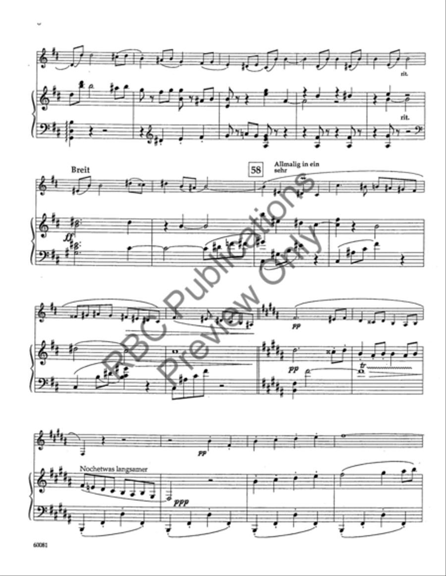 Songs Of A Wayfarer Mvts I and II Set of Parts scores gallery preview page 11