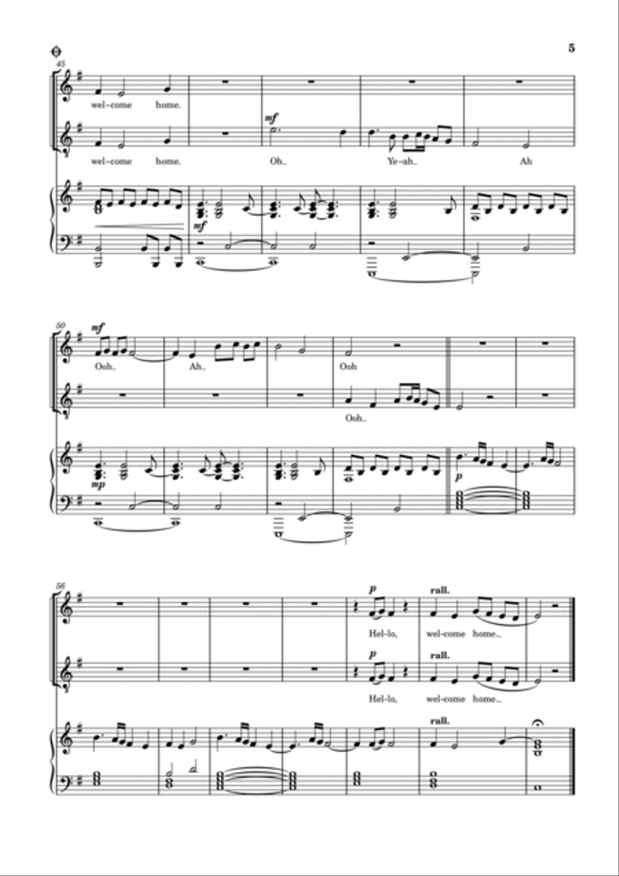 Lovely Vocal Duet scores gallery preview page 5