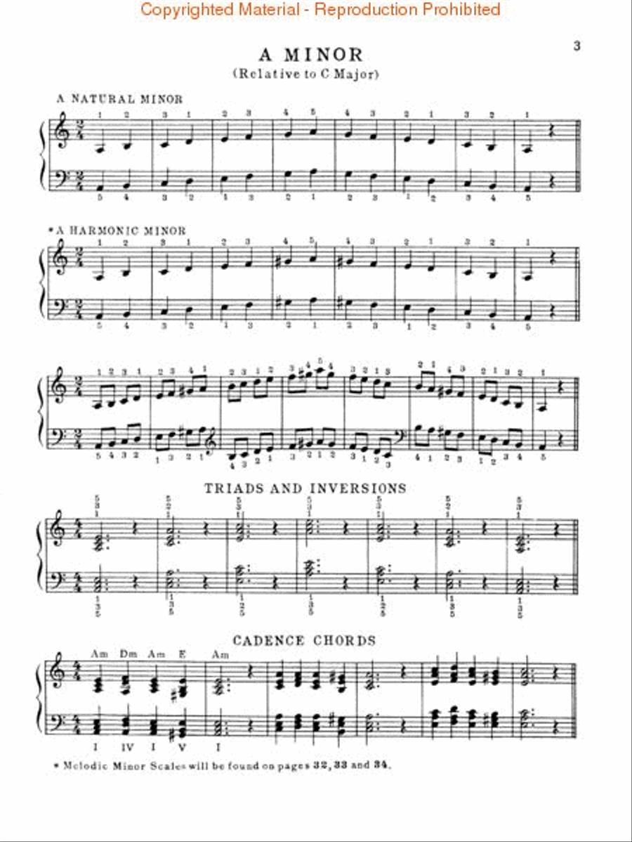 Scale Book Scale Book Piano Method scores gallery preview page 2