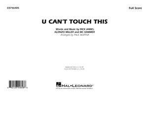 U Can't Touch This (arr. Paul Murtha) - Conductor Score (Full Score)