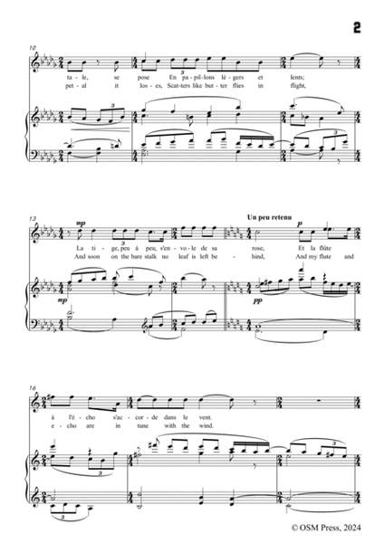 A. Roussel-Madrigal lyrique,Op.3 No.4,in D flat Major