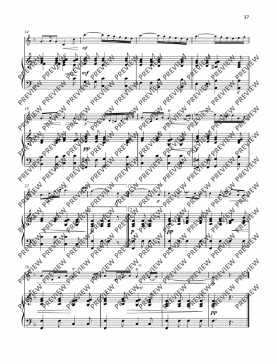 Sicilienne Soprano Recorder scores gallery preview page 3