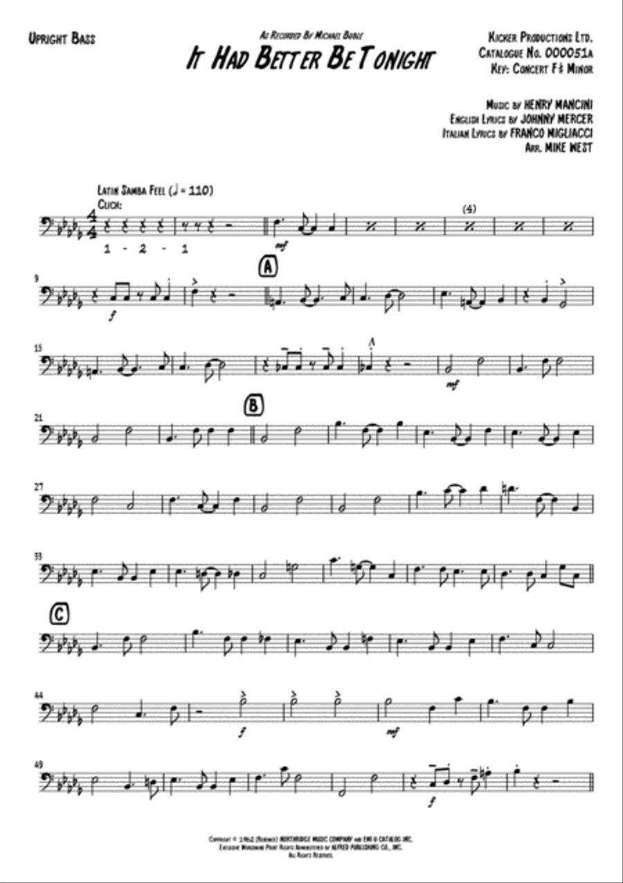 It Had Better Be Tonight String Duet scores gallery preview page 2