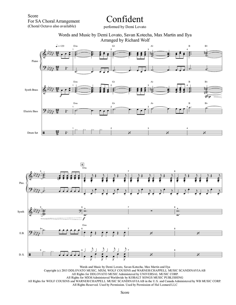 Confident Small Ensemble scores gallery preview page 1