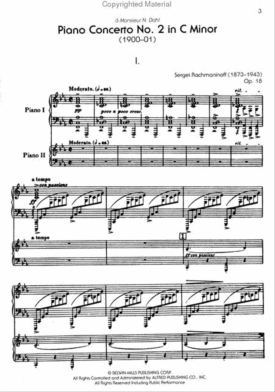 The Piano Works of Rachmaninoff, Volume 12 Small Ensemble scores gallery preview page 3