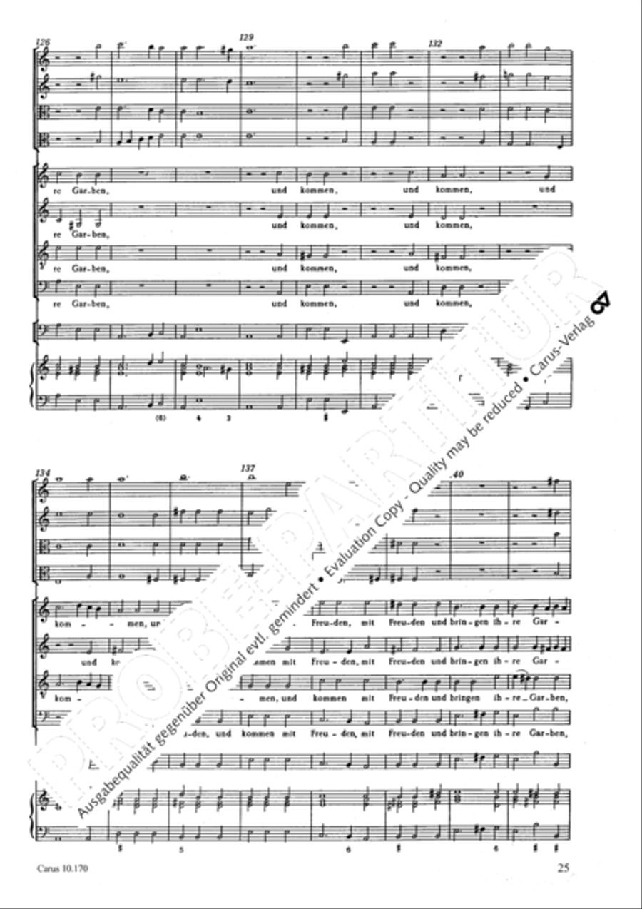 Wenn der Herr die Gefangenen 4-Part scores gallery preview page 26