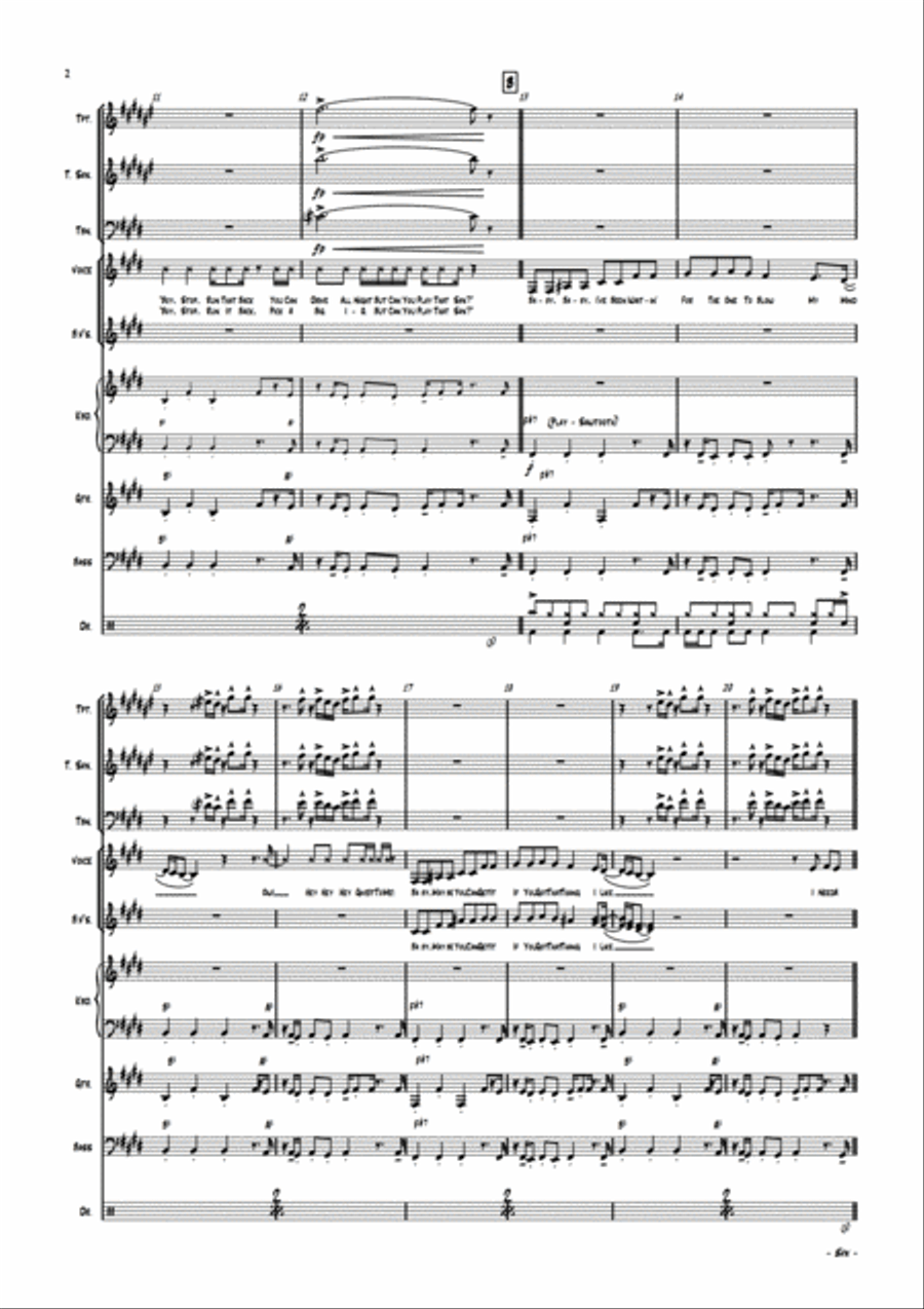Sax Sax Large Ensemble scores gallery preview page 5