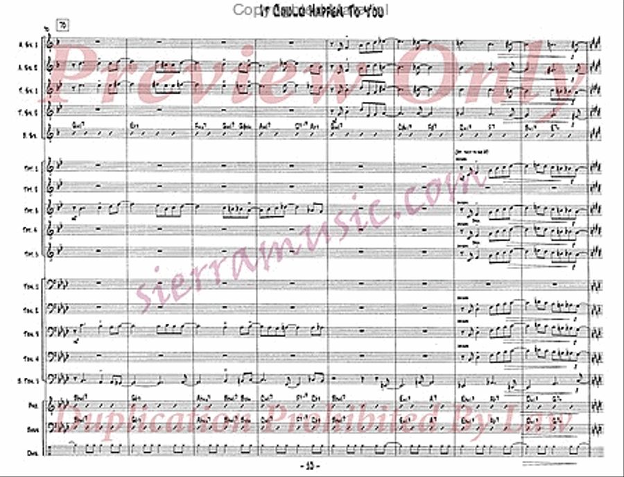 It Could Happen to You Jazz Ensemble scores gallery preview page 11