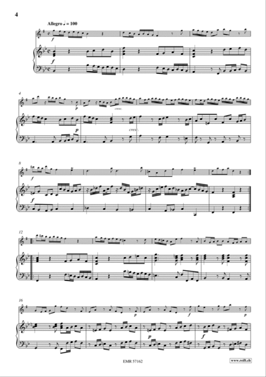 Sonata No. 5 Sonata No. 5 Alto Saxophone scores gallery preview page 5