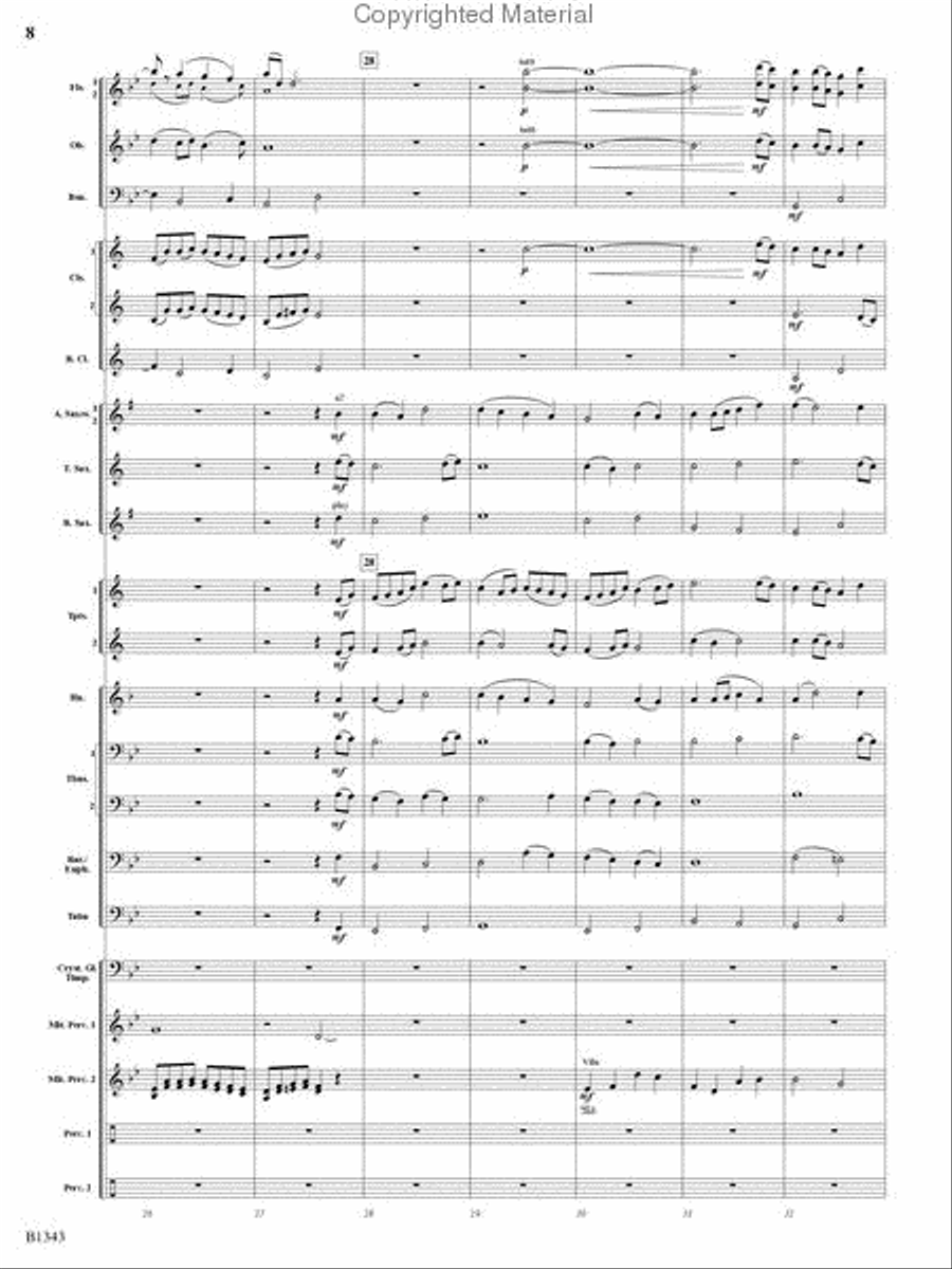 Epiphany Concert Band scores gallery preview page 6