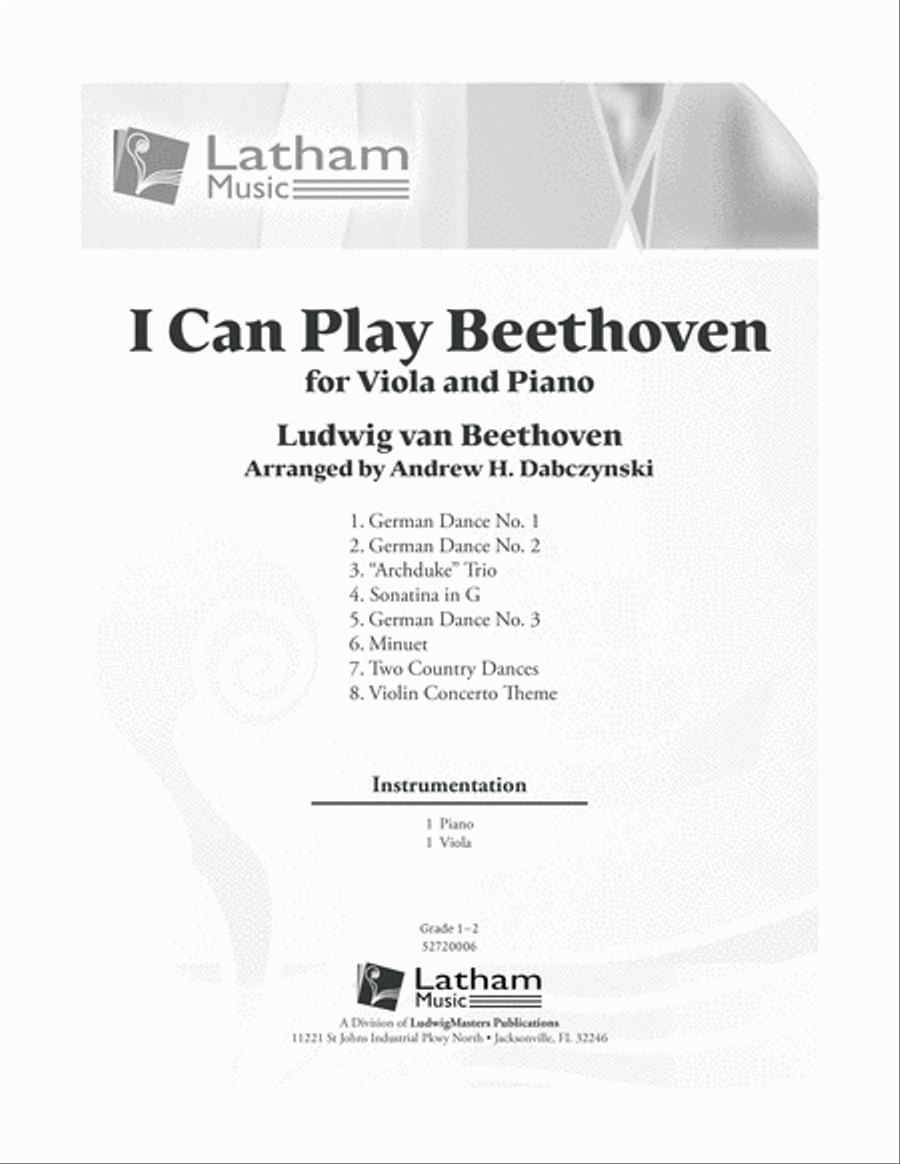I Can Play Beethoven Piano Accompaniment scores gallery preview page 1
