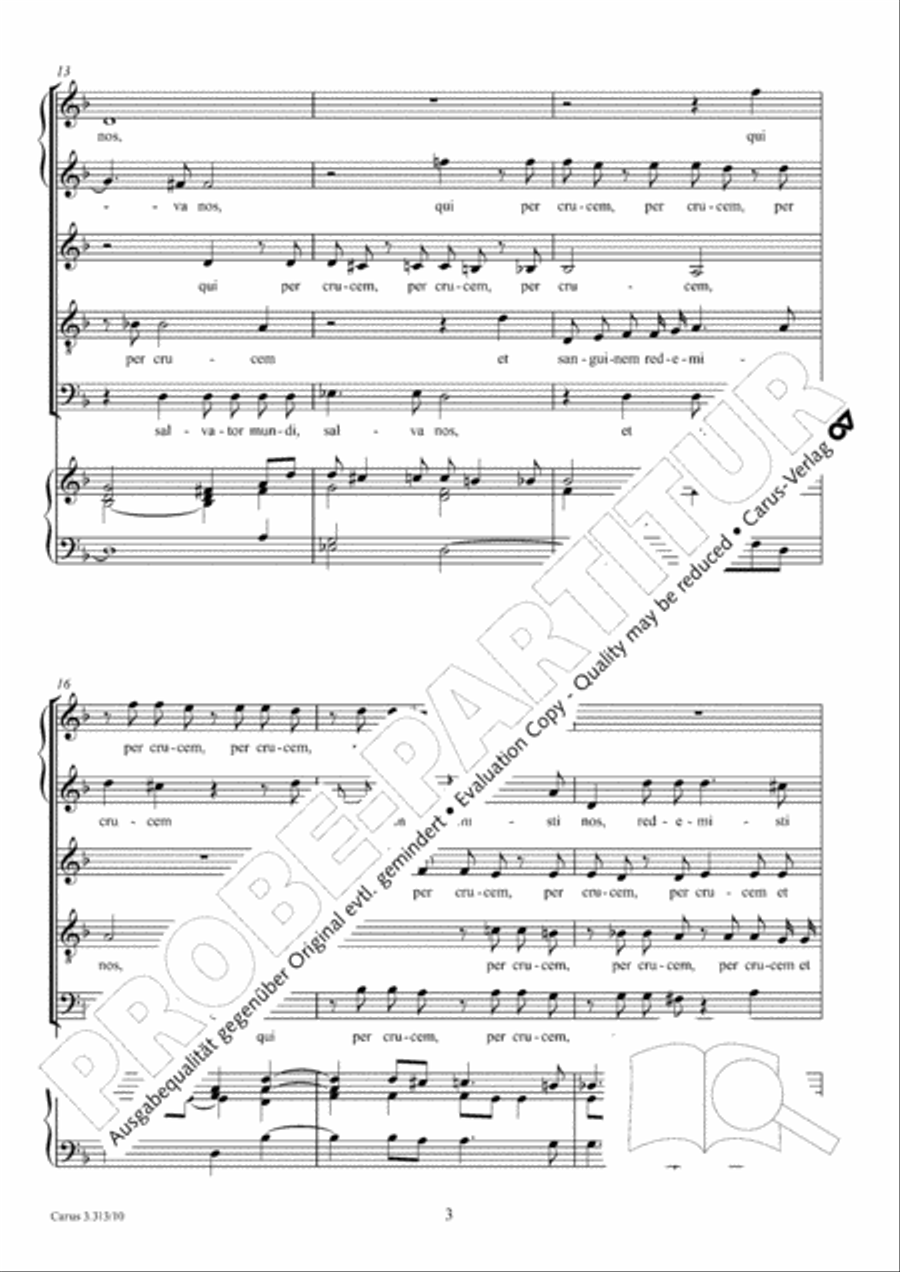 Salvator mundi SSATB scores gallery preview page 4