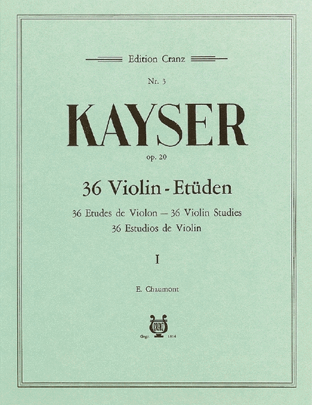 36 Violin Studies Op. 20 Vol. 1