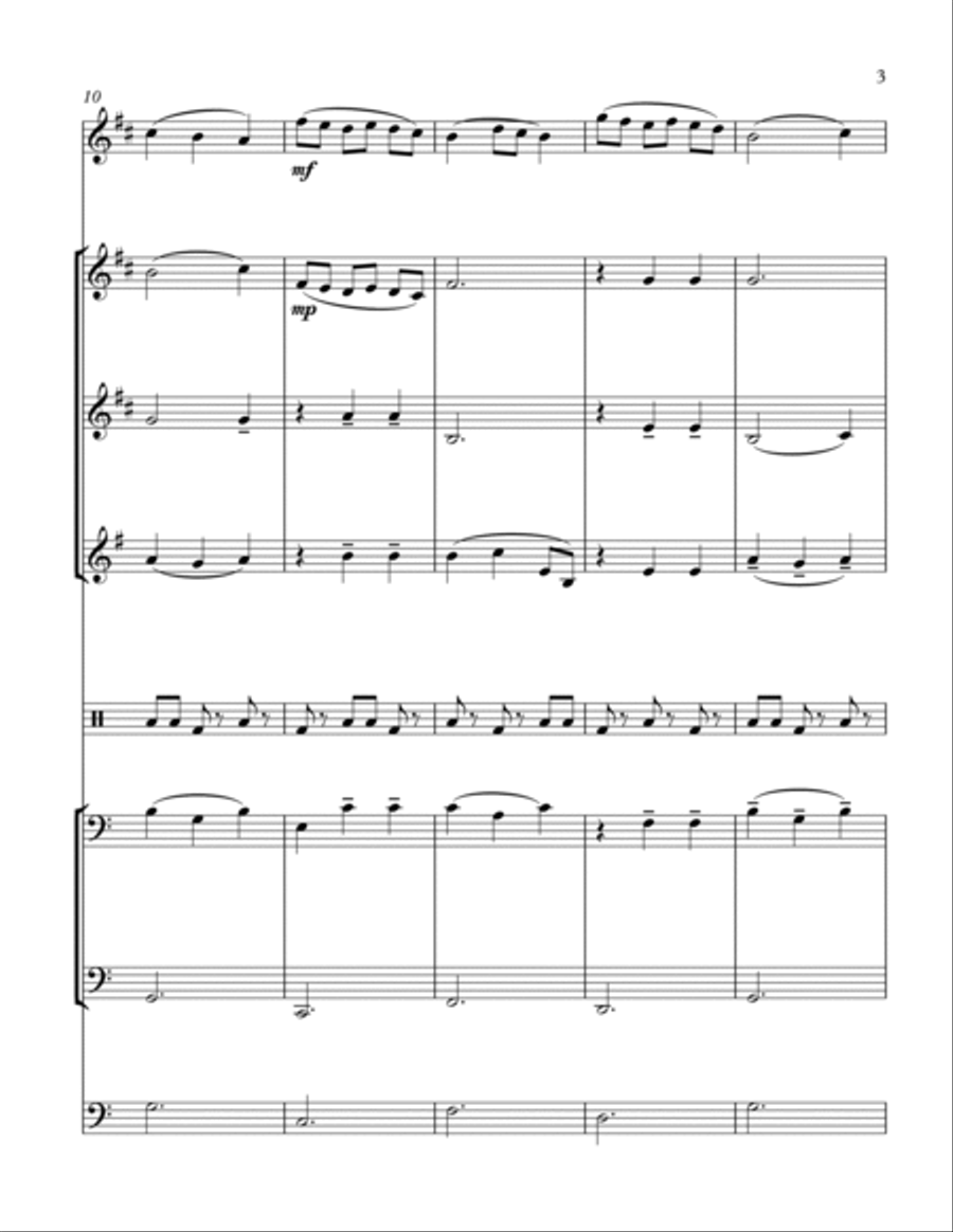 Another Day Of Sun Another Day Of Sun Brass Ensemble scores gallery preview page 3