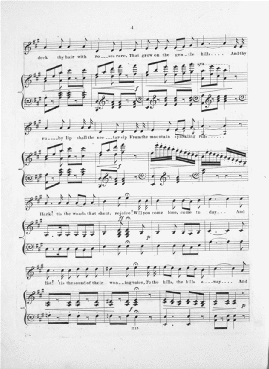 Will You Come To My Mountain Home? Song Voice scores gallery preview page 4