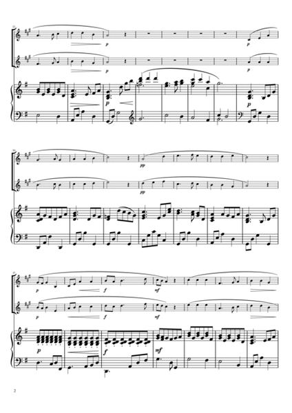 "furusato" (Gdur) pianotrio /clarinet duet image number null