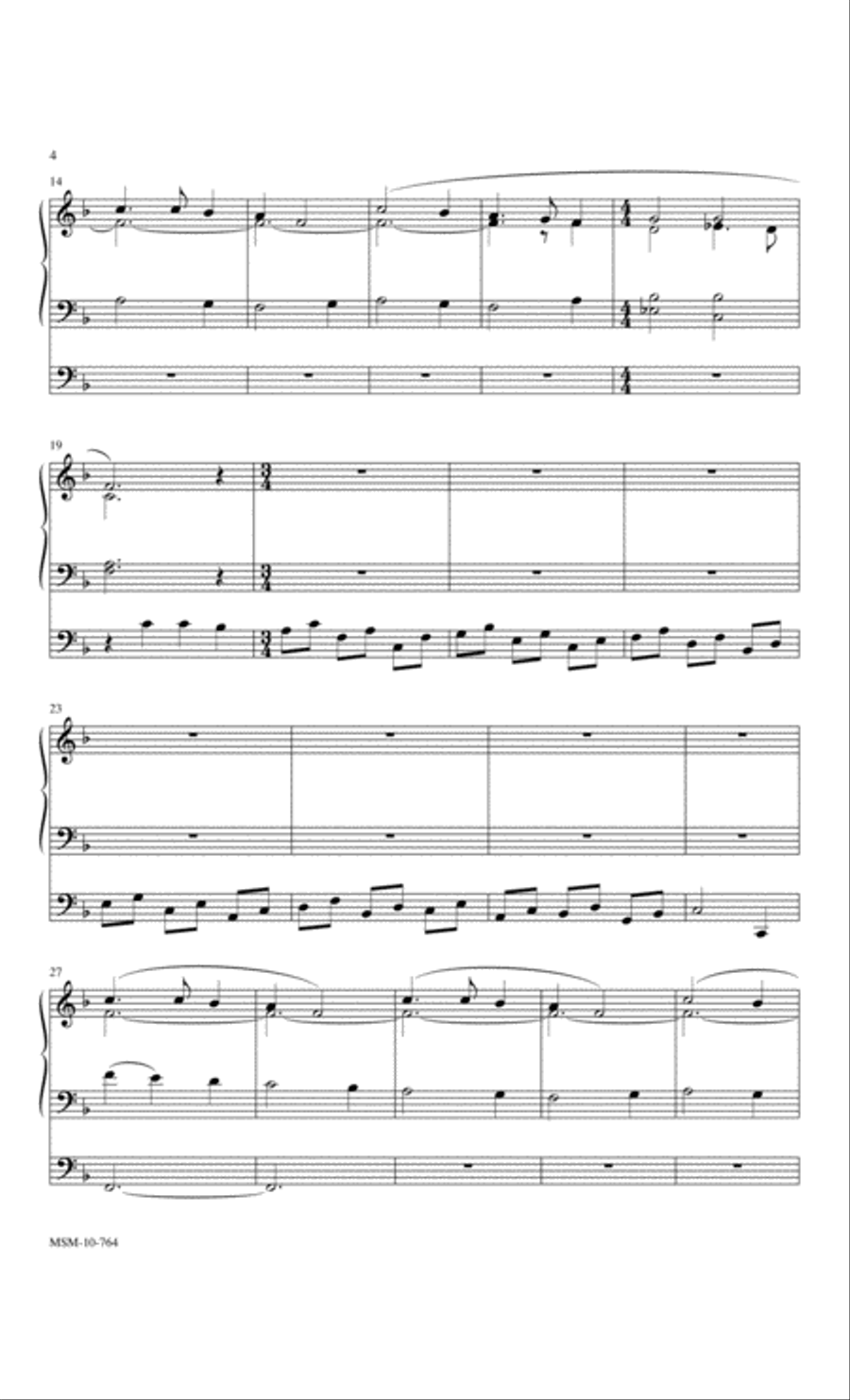 In Thee Is Gladness Organ scores gallery preview page 2