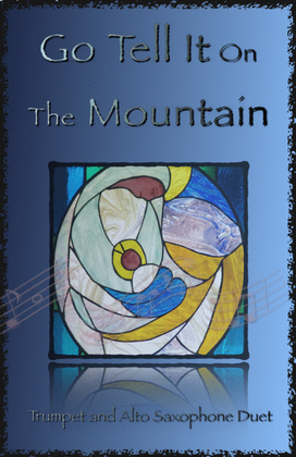 Book cover for Go Tell It On The Mountain, Gospel Song for Trumpet and Alto Saxophone Duet