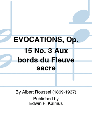 EVOCATIONS, Op. 15 No. 3 Aux bords du Fleuve sacre