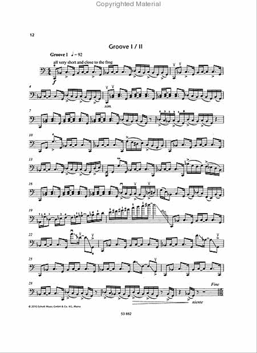 Jazz Suite Cello Solo scores gallery preview page 4