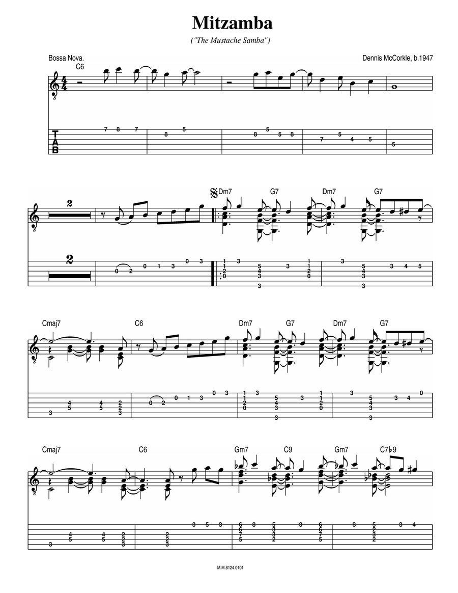 Mitzamba Electric Guitar scores gallery preview page 4