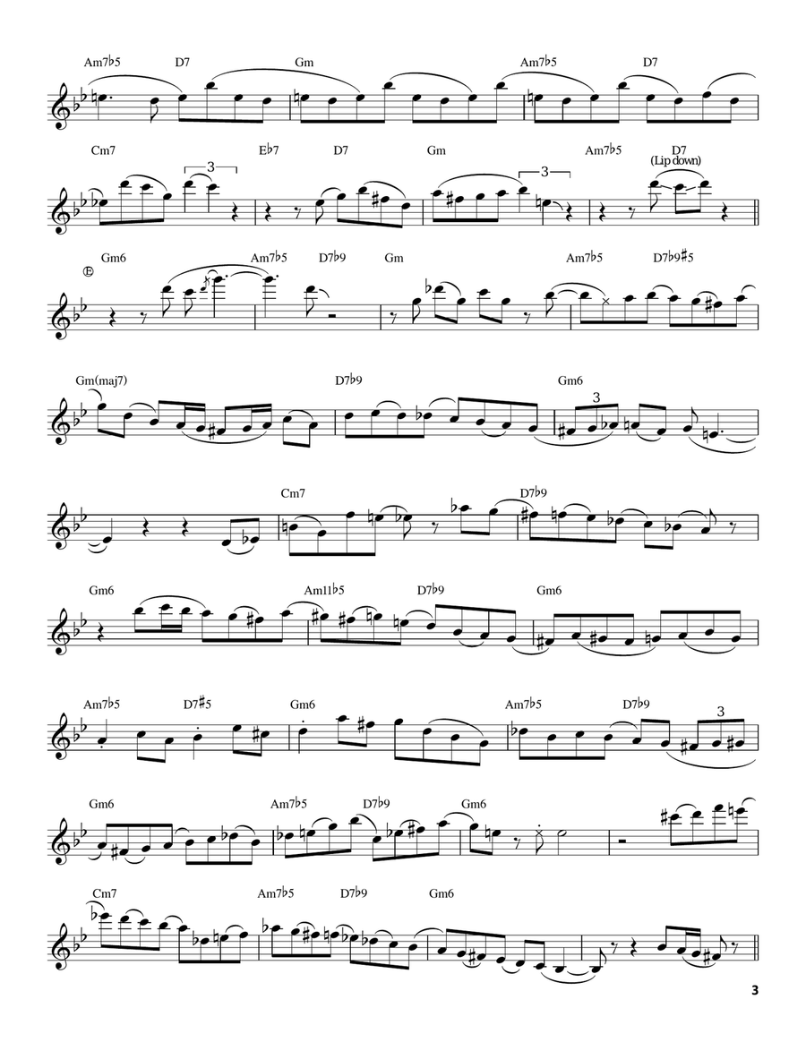 Strode Rode Strode Rode Tenor Saxophone scores gallery preview page 3
