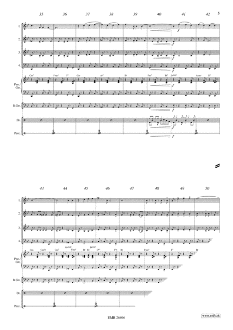 Embraceable You Brass Ensemble scores gallery preview page 5