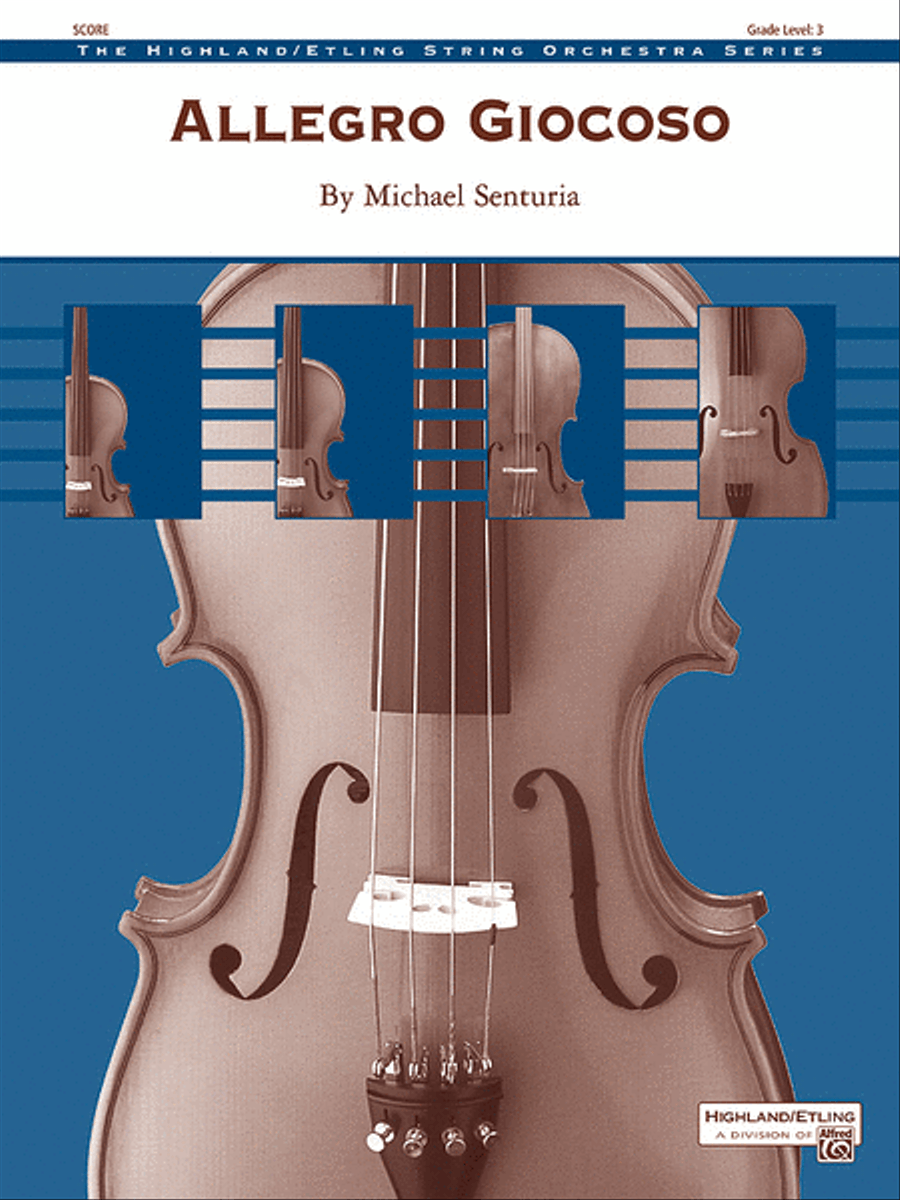 Allegro Giocoso String Orchestra scores gallery preview page 1