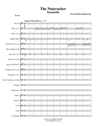 Book cover for Tarantella from The Nutcracker for Full Orchestra