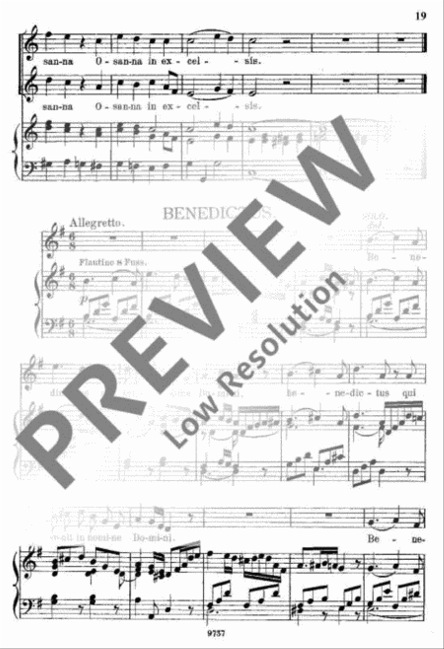 Missa brevis Organ Accompaniment scores gallery preview page 20