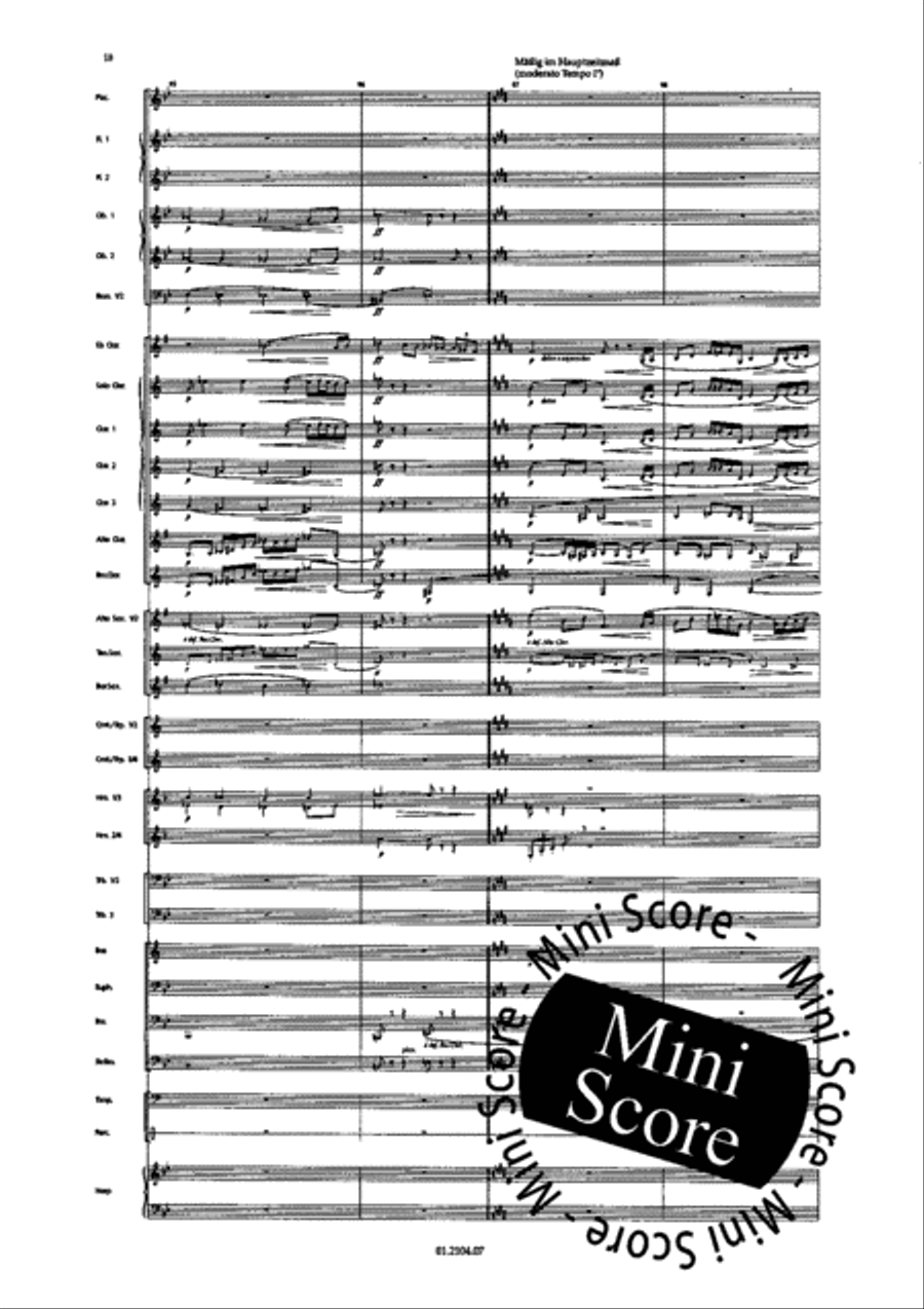 Die Meistersinger von Nurnberg Concert Band scores gallery preview page 22