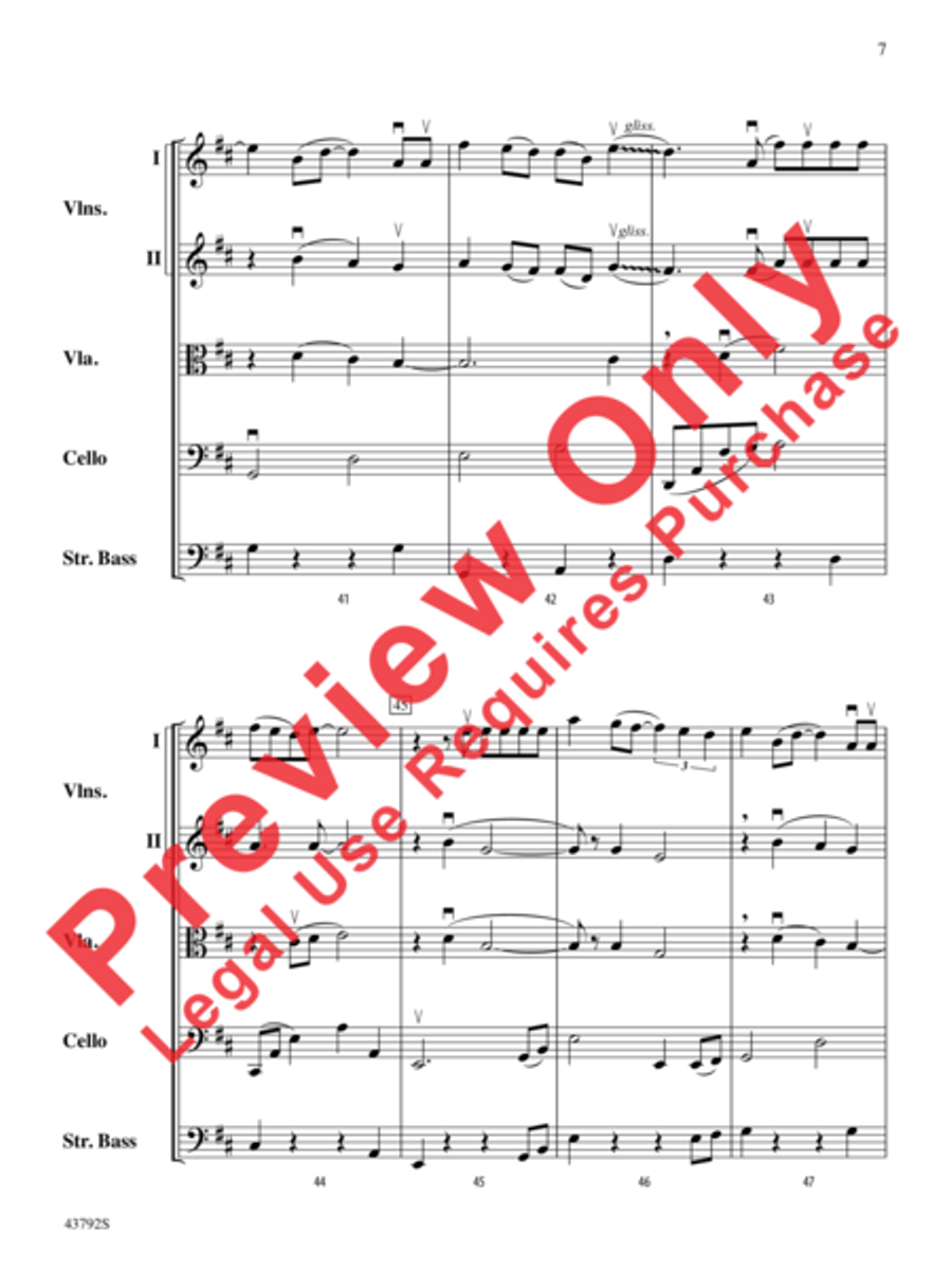 I Don't Want to Miss a Thing String Orchestra scores gallery preview page 26