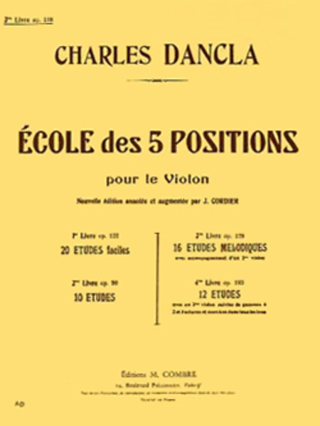 Ecole 5 positions Vol.3 Op.128 (16 etudes melodiques)