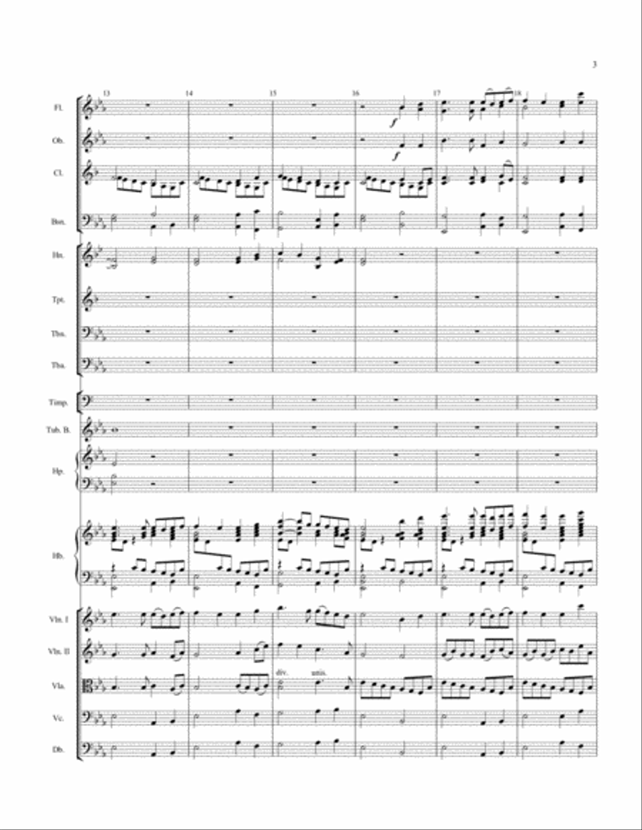 Once In Royal David's City - Orchestral Score and Parts Full Orchestra scores gallery preview page 5